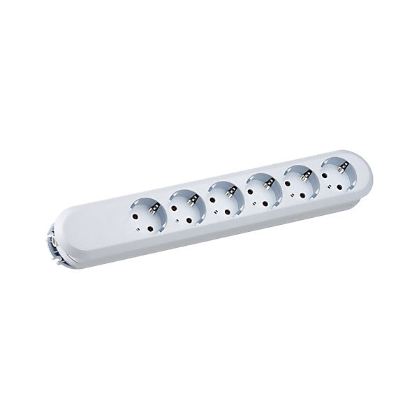 BACHMANN Tischsteckdose 6f. ohne Zuleitung, ws 381.246K